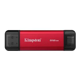 Kingston SPSD/512GB 512 GB USB 3.2 GeN 2.2 Type-C Mini Kırmızı Taşınabilir SSD