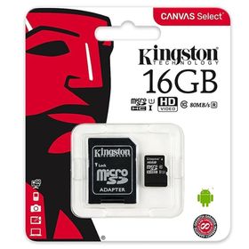Kingston Technology SDCS-16GB Micro SD Class 10 Hafıza Kartı