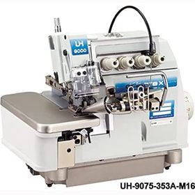 Kingtex UH-9075-353A-M16 5 İplik Fitilli Biye Büzgü Overlok Makinesi