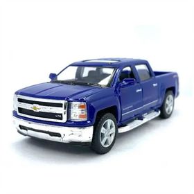 Kinsmart 1:46 Mavi 2014 Chevrolet Silverado Çek Bırak Oyuncak Araba