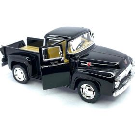 Kinsmart 1956 Ford F-100 Pickup Çek Bırak 5 inç Lisanslı 1:38 Krem Rengi Model Araba