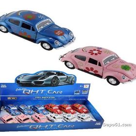 Kinsmart 1967 Volkswagen Beetle Mavi 1:32 Metal Model Araç