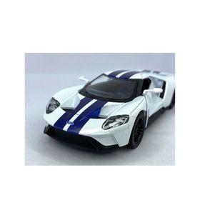 Kinsmart Beyaz 2017 Ford GT 1:38 Metal Model Araba