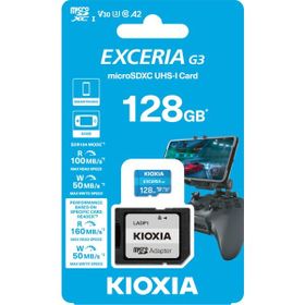 Kioxia Exceria G3 LMEX3L128GG2 Class 10 UHS-I U3 A2 V30 128 GB Micro SD Kart
