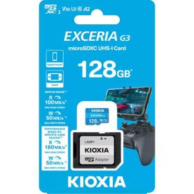 Kioxia Exceria G3 LMEX3L128GG2 Class 10 UHS-I U3 A2 V30 128 GB Micro SD Kart