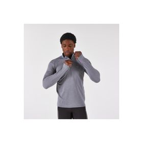 Kiprun Run 100 Gri Uzun Kollu Koşu Erkek T-Shirt