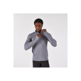 Kiprun Run 100 Gri Uzun Kollu Koşu Erkek T-Shirt