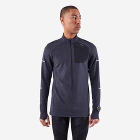 Kiprun Run 900 Warm Siyah Uzun Kollu Koşu Erkek T-Shirt