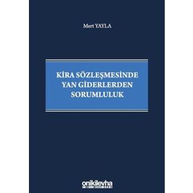 Kira Sözleşmesinde Yan Giderlerden Sorumluluk - On İki Levha Yayıncılık