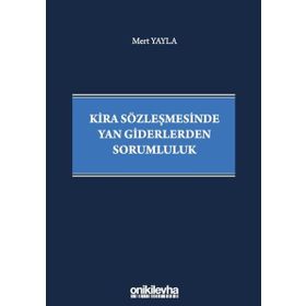 Kira Sözleşmesinde Yan Giderlerden Sorumluluk - On İki Levha Yayıncılık