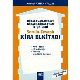 KIRALAYAN - KİRACI /KİRACI - KIRALAYAN İLİŞKİLERİ SORULU CEVAPLI KIRA EL KİTABI - AYHAN YALÇIN