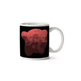 Kirby Silhouette Baskılı Kupa