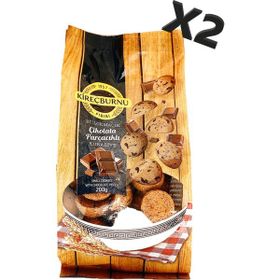 Kireçburnu Fırını 200 gr Çikolata Parçacıklı Bi Lokmacık Kurabiye (2 adet)