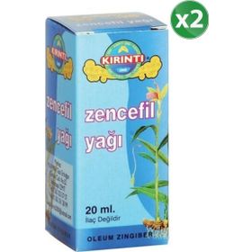 Kırıntı 20 ml 2 Adet Zencefil Yağı