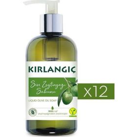 Kırlangıç 12x400 ml Zeytinyağlı Vegan Sıvı Sabun