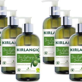 Kırlangıç 6x400 ml Zeytinyağlı Vegan Sıvı Sabun