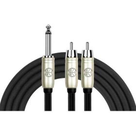 Kırlın 2 mt Y 1/4'' Mono Erkek - 2xRCA Erkek Kablo