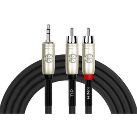Kirlin 2mt. Y 3,5 mm TRS Plus 2xRCA Kablo