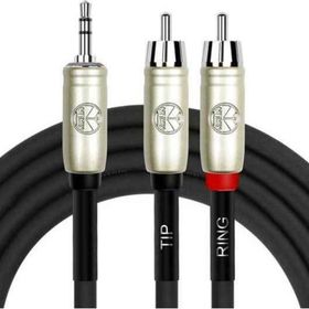 Kirlin 2mt. Y 3,5 mm TRS Plus 2xRCA Kablo