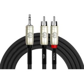 Kirlin 3mt. Y 3,5 mm TRS Plus 2xRCA Kablo