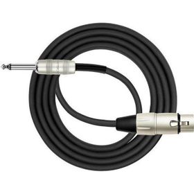 Kirlin MP-482PRBK XLR F 1/4 Mono 3 m Mikrofonsu Kablo