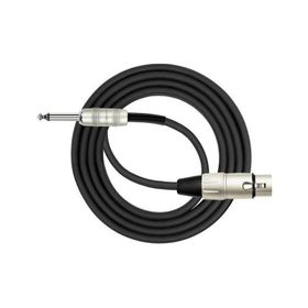 Kirlin MP-482PRBK XLR F 1/4 Mono 3 m Mikrofonsu Kablo