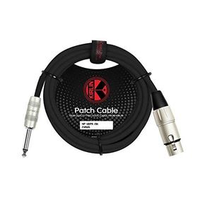 Kirlin MP-482PRBK XLR F 1/4 Mono 3 m Mikrofonsu Kablo