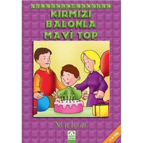 KIRMIZI BALONLA MAVI TOP - NUR ICOZU