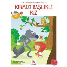 Kırmızı Başlıklı Kız Çıkartmalarla - Sandra Lebrun