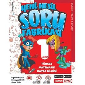 Kırmızı Beyaz 1. Sınıf Tüm Dersler Yeni Nesil Soru Bankası