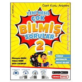 Kırmızı Beyaz 2. Sınıf Yeni Nesil Konu Özetli Çok Bilmiş Sorular Soru Bankası