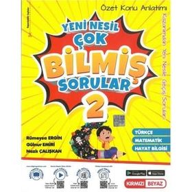 Kırmızı Beyaz 2. Sınıf Yeni Nesil Konu Özetli Çok Bilmiş Sorular Soru Bankası