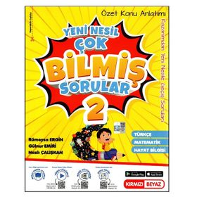 Kırmızı Beyaz 2. Sınıf Yeni Nesil Konu Özetli Çok Bilmiş Sorular Soru Bankası