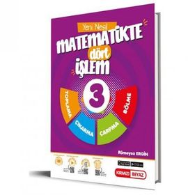 Kırmızı Beyaz 3. Sınıf Yeni Nesil Matematikte Dört İşlem Soru Bankası