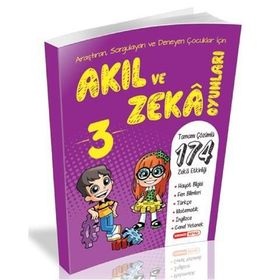 Kırmızı Beyaz Yayınları 3. Sınıf Akıl ve Zeka Oyunları