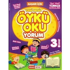 Kırmızı Beyaz Yayınları 3. Sınıf Öykü Okuyorum