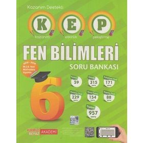 Kırmızı Beyaz Yayınları 6. Sınıf Kep Fen Bilimleri