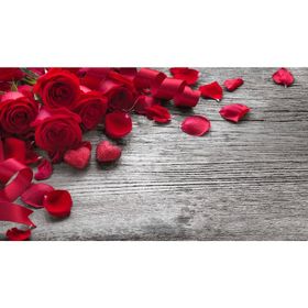 Kırmızı Güller Kanvas Tablo