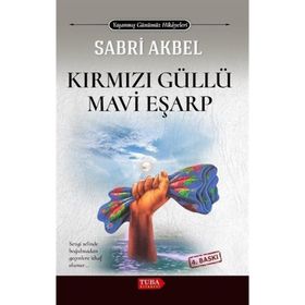 KIRMIZI GÜLLÜ MAVI EŞARP - SABRI AKBEL