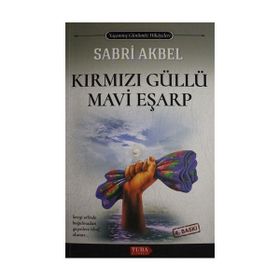 KIRMIZI GÜLLÜ MAVI EŞARP - SABRI AKBEL
