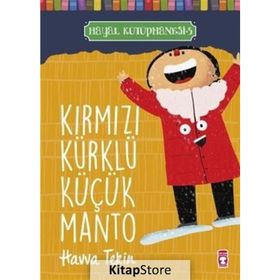 Kırmızı Kürklü Küçük Manto - Havva Tekin