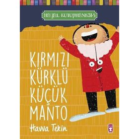 Kırmızı Kürklü Küçük Manto - Havva Tekin