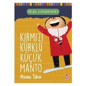 Kırmızı Kürklü Küçük Manto - Havva Tekin