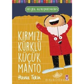 Kırmızı Kürklü Küçük Manto - Havva Tekin