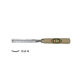 Kirschen Cut4 10 mm Düz Oluklu Ağız Oyma Iskarpelası