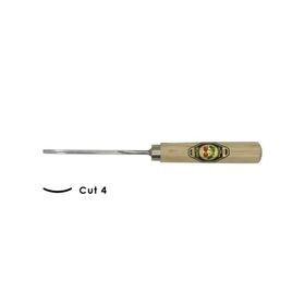 Kirschen Cut4 4 mm Düz Oluklu Ağız Oyma Iskarpelası
