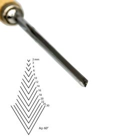Kirschen Cut41 4 mm Düz V Ağız Oyma Iskarpelası