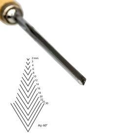 Kirschen Cut41 4 mm Düz V Ağız Oyma Iskarpelası
