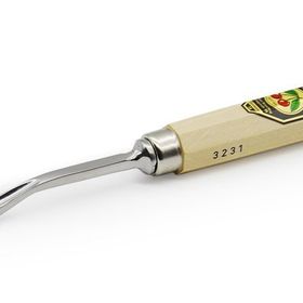 Kirschen Kısa 6 mm Two Cherries Bükülmüş Derin Oluklu Ağız Oyma Iskarpelası