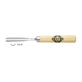 Kirschen Kısa Cut10 6 mm Düz Oluklu Ağız Oyma Iskarpelası